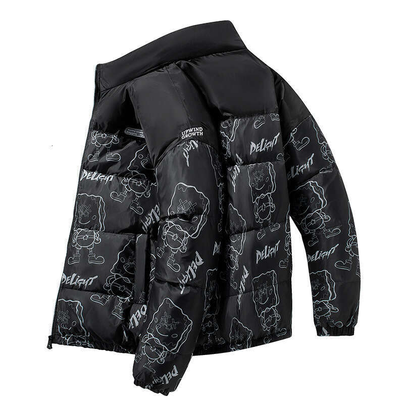 White Loose Plus Size For Men 2024 New Autumn Winter Warm Cold-Proof Duck Down Coat Unisex Puffer Jacket