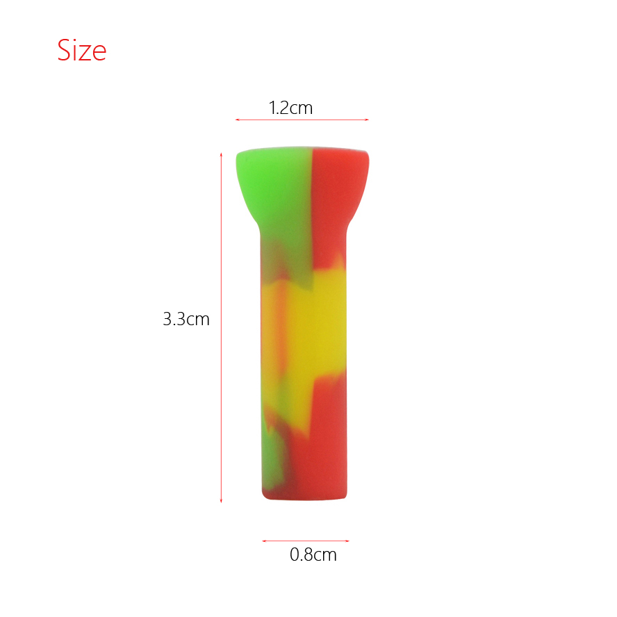 Silicone Nozzle Cigarette Filters - Random Color Anti-Sludge & Odor Resistant,Cigarettes with anti scalding silicone nozzles, Smoking Tobacco Rolling 