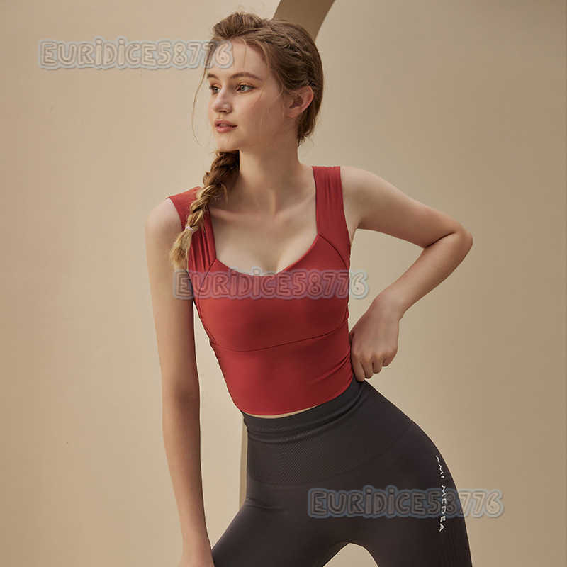 Professional Sports Bra for Women Summer Highintensity Shockproof Gathered Gym Running Yoga Bra H250825