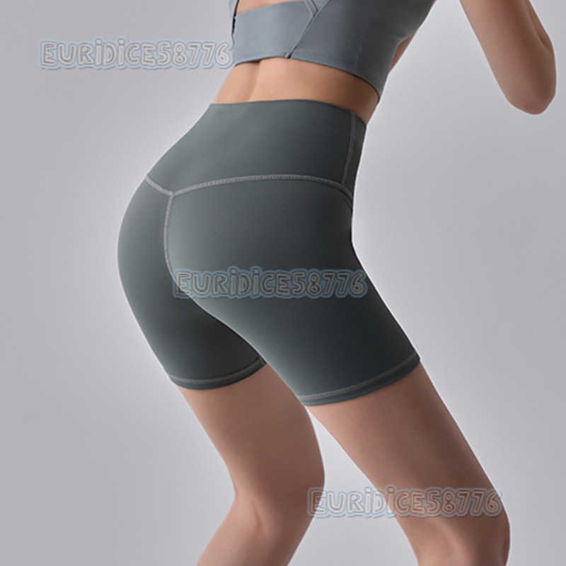 Camley Embarrassment Line Yoga Shorts Women Threequarter Pants Sports Tight Fitness Pants High Waist Hip Lift Summer Cycling H250825 3OBD