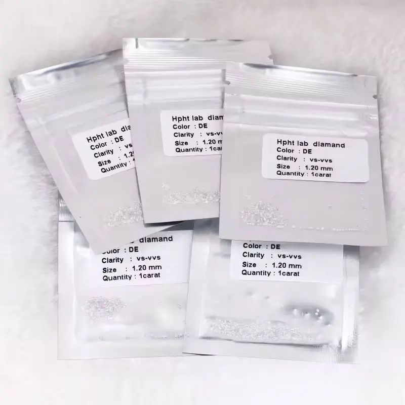 Melee lab grown diamond CVD HPHT DEF VVS Small diamond 0.8mm 1mm 1.5mm 2mm 3mm Side diamond wholesale Tiny diamond side stone