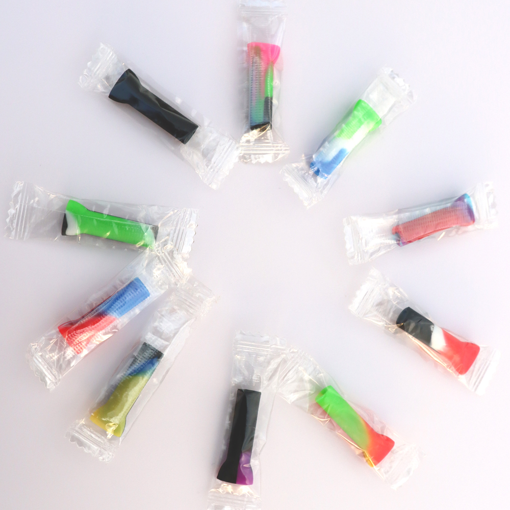 Silicone Nozzle Cigarette Filters - Random Color Anti-Sludge & Odor Resistant,Cigarettes with anti scalding silicone nozzles, Smoking Tobacco Rolling 