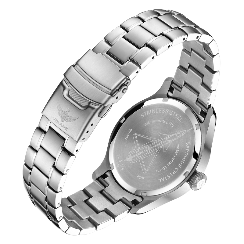 Yelang V1023 Men Watch Japanese VL58 Movement Casual Men's Quartz Watch 10ATM 100m Waterproof Luminous Sports Watch Sapphire