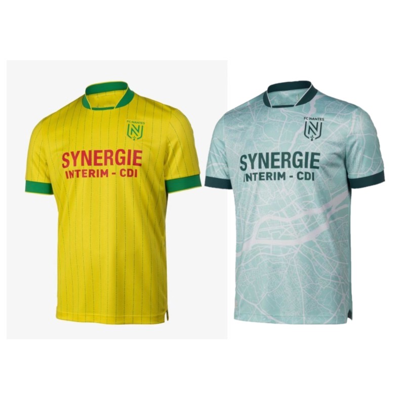 2025/26 FC Nantes Soccer Jersey 2026 HONG LEPENANT ABLINE CAMARA LAHDO Uniform Mens MOHAMED DEUFF LEROUX BENHATTAB Football Shirt