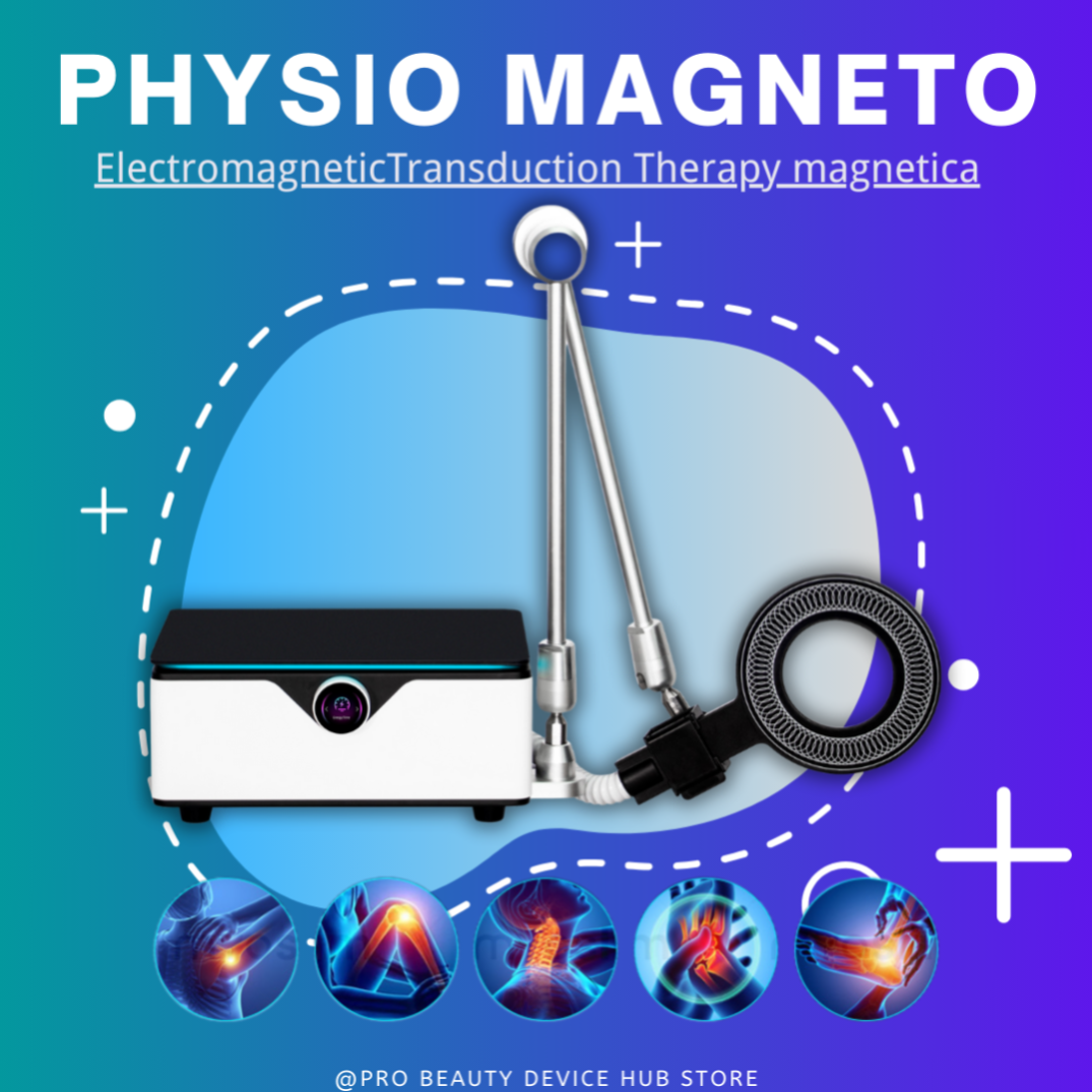 CE Certified Portable PEMF Therapy Equipment Magneto Physio Machine for Pain Management Joint Therapy and Sports Rehab