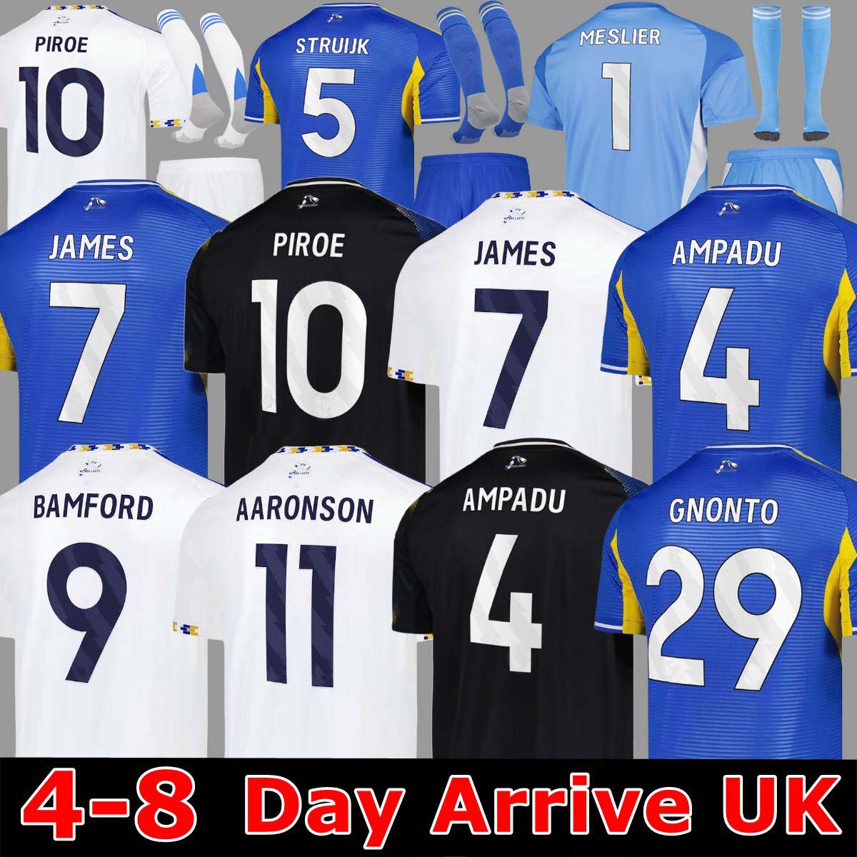 25 26 fans player AMPADU Llorente Soccer Jerseys STRUIJK PIROE AARONSON MATEO JOSEPH Football Shirt 2026 Uniforms Men Kids Kits RODON ROTHWELL BAMFORD9999