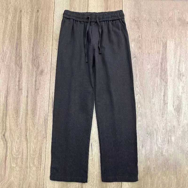 Boho Cotton Linen Pants for Men New Summer Lightweight Loose Fit Casual Sweatpants for Walking Jogger Trousers Work W250826