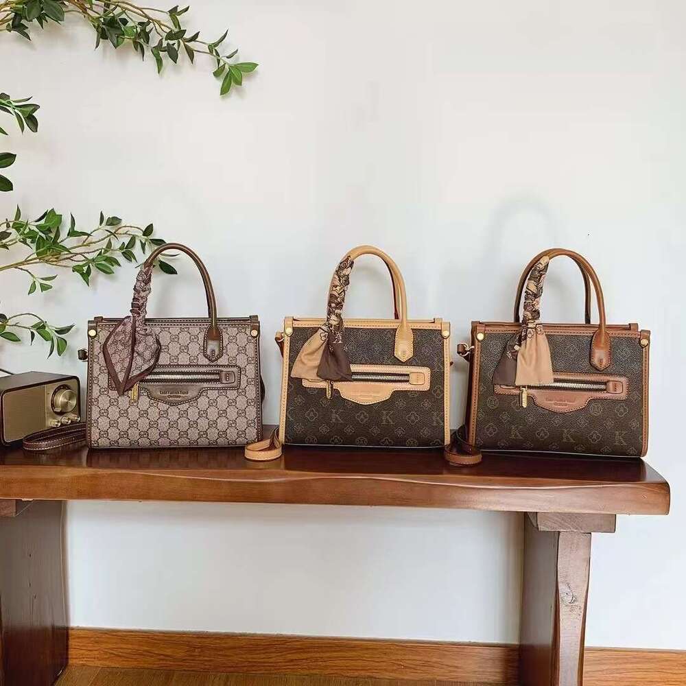 DHessentials 2025 Women's Airport Commuter Bag - Medium Square Shoulder Purse with Zipper Pockets, American Style Crossbody Bag for Daily Use