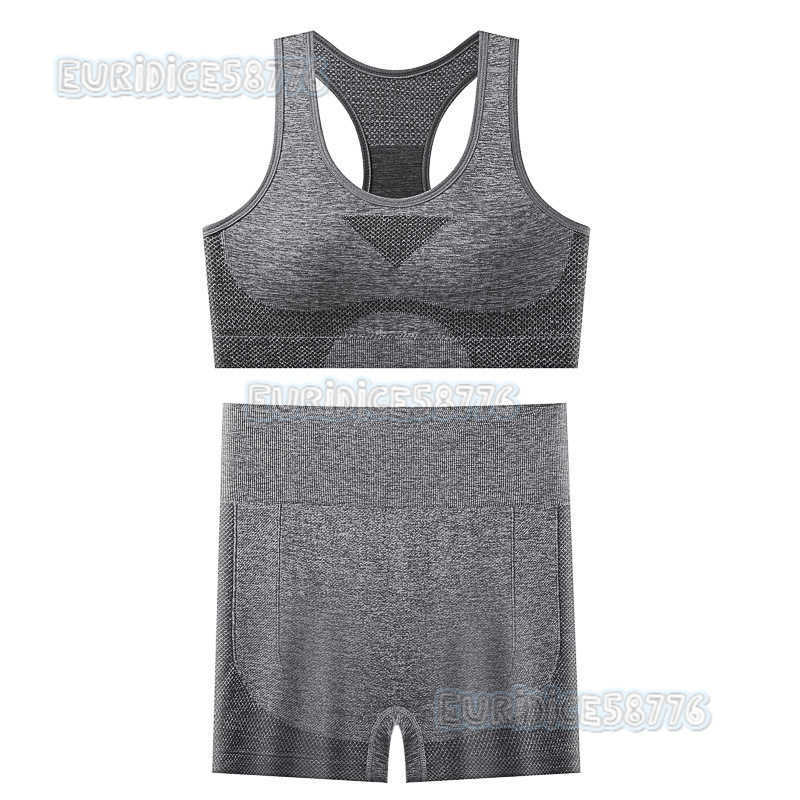 Sports Vest Outerwear Top Fitness Running Yoga Shockproof Comfortable Polyester Yoga Outfit Set H250825