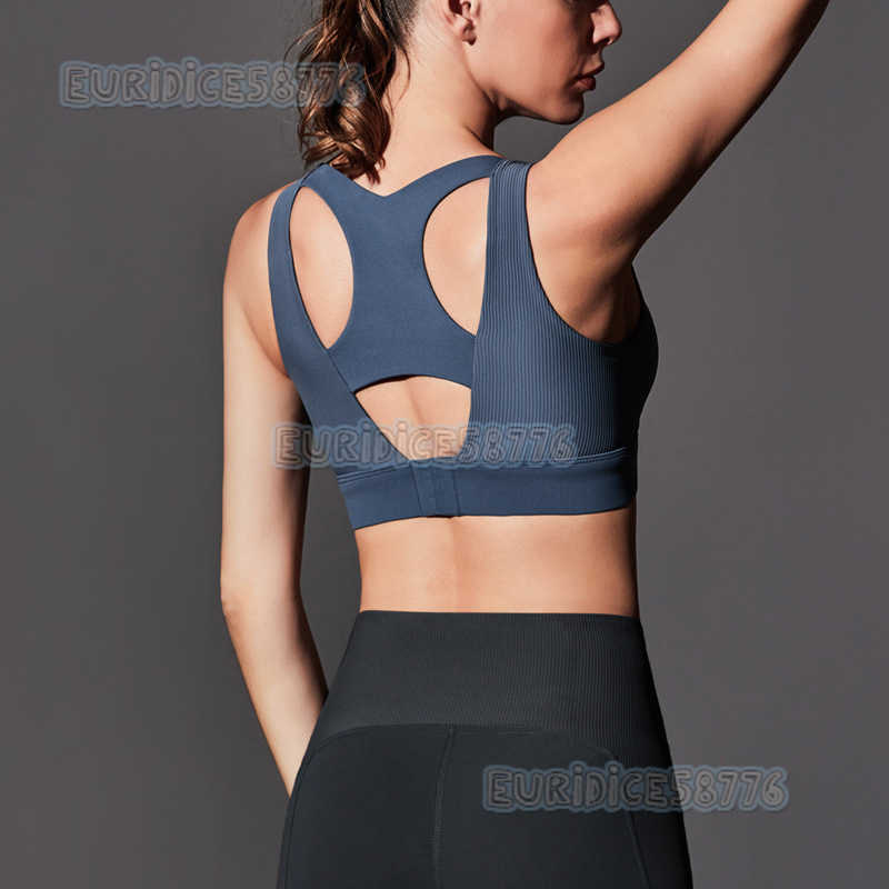 20321 Professional Highintensity Large Size Sports Underwear Shockproof Running Gathering Fitness Yoga Bra High Support H250825