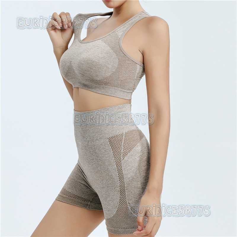 Yoga Vest Dot Sports Bra for Women Quickdry Shockproof with Chest Pads Gathered Fitness Clothing Set H250825