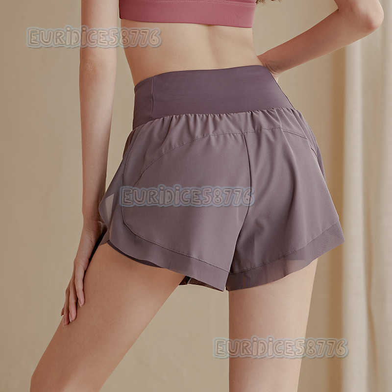 2025 New Quickdry Antiexposure Sports Shorts for Women Summer Loose Running Fitness Shorts Casual Highwaist Yoga Shorts H250825