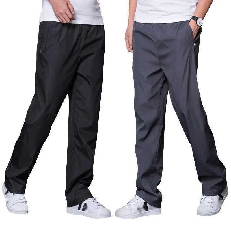 Mens Pants Sweatpants Quick Dry Breathable Pants Spring Sports Trousers Elastic Waist Straight Wide Joggers Running Tracksuit Men W250826