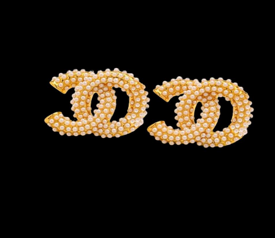 New Fashion Luxury Stud Earrings Designer For Women Engagement Jewelry Gift Senior Wedding Earring Gold Earings7385351