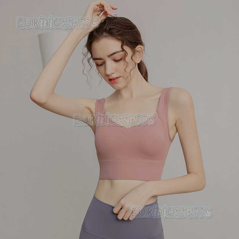 Professional Highstrength Onepiece Sports Bra for Women Shockproof Running Yoga Vest Pushup Antislip Sports Bra H250825