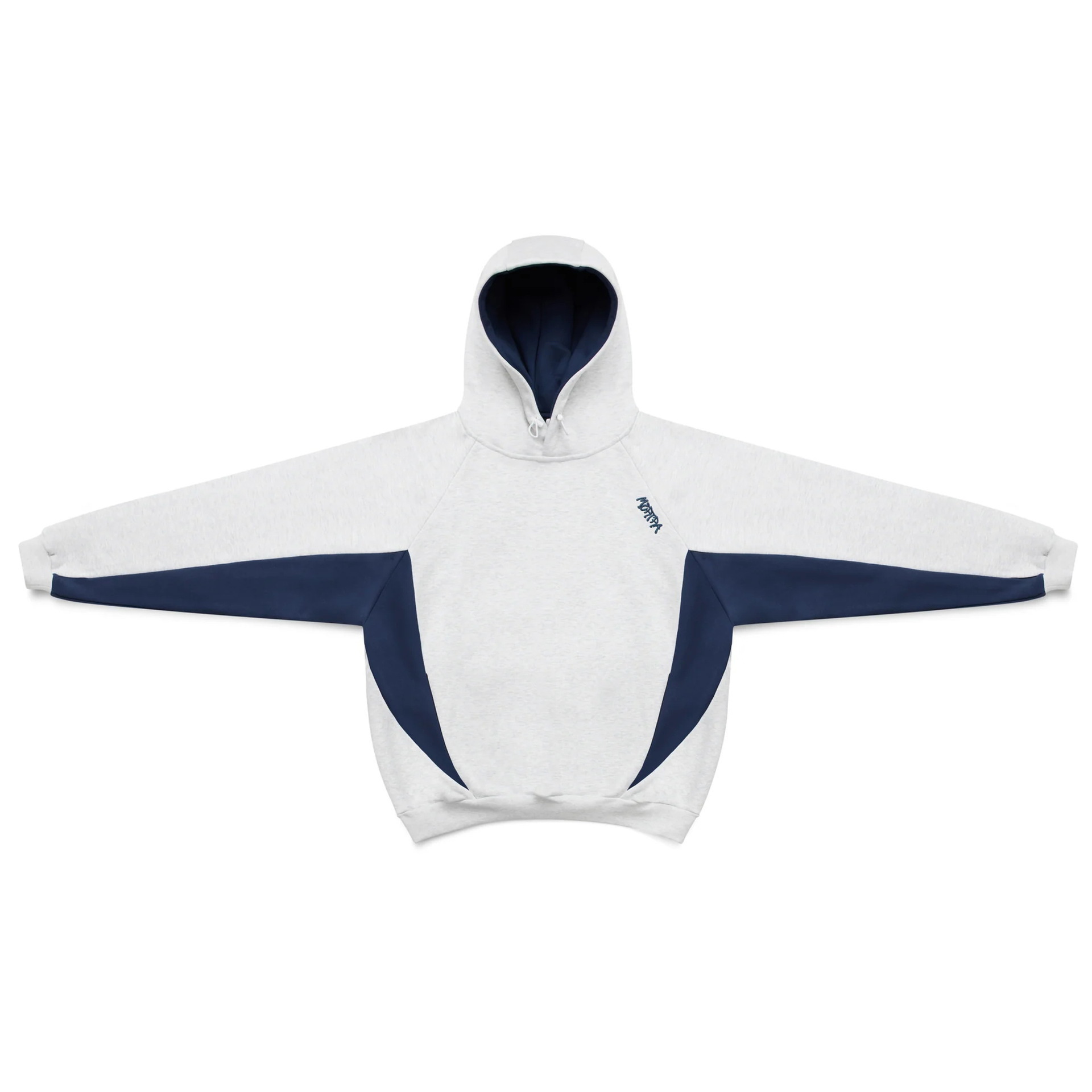 Mertra Simple style patchwork Embroidery Pullovers Hoodie Y2K baggy casual Hooded graphic embroidery retro unisex Sweatshirts