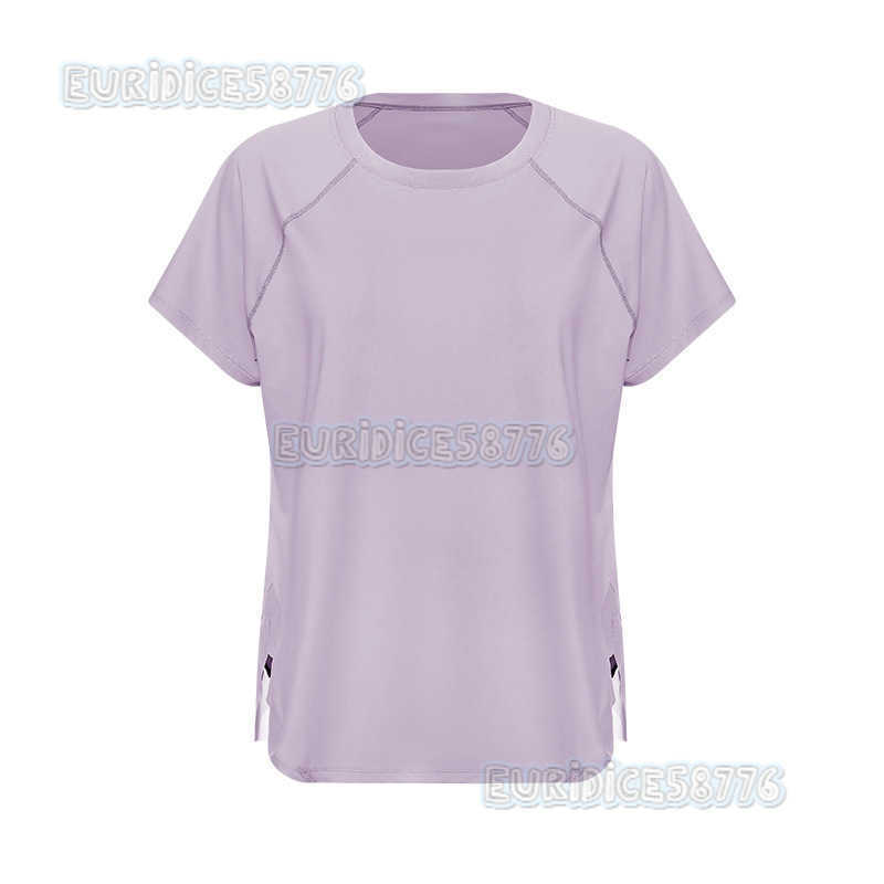 Loose Quickdry Sports Top for Women 2025 New Yoga Wear Short Sleeve Tshirt Running Coverup Slimming Fitness Wear Summer H250825