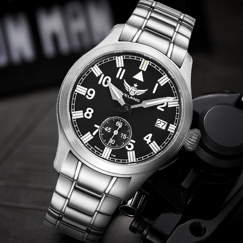 Yelang V1023 Men Watch Japanese VL58 Movement Casual Men's Quartz Watch 10ATM 100m Waterproof Luminous Sports Watch Sapphire