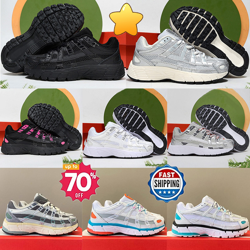 Kids Shoes p6000 Shoe Black cat Toddler Sneakers shoes cool grey University Blue bred Boys Girls BasketBall Pour Enfants Athletic Outdoor Size 28-37