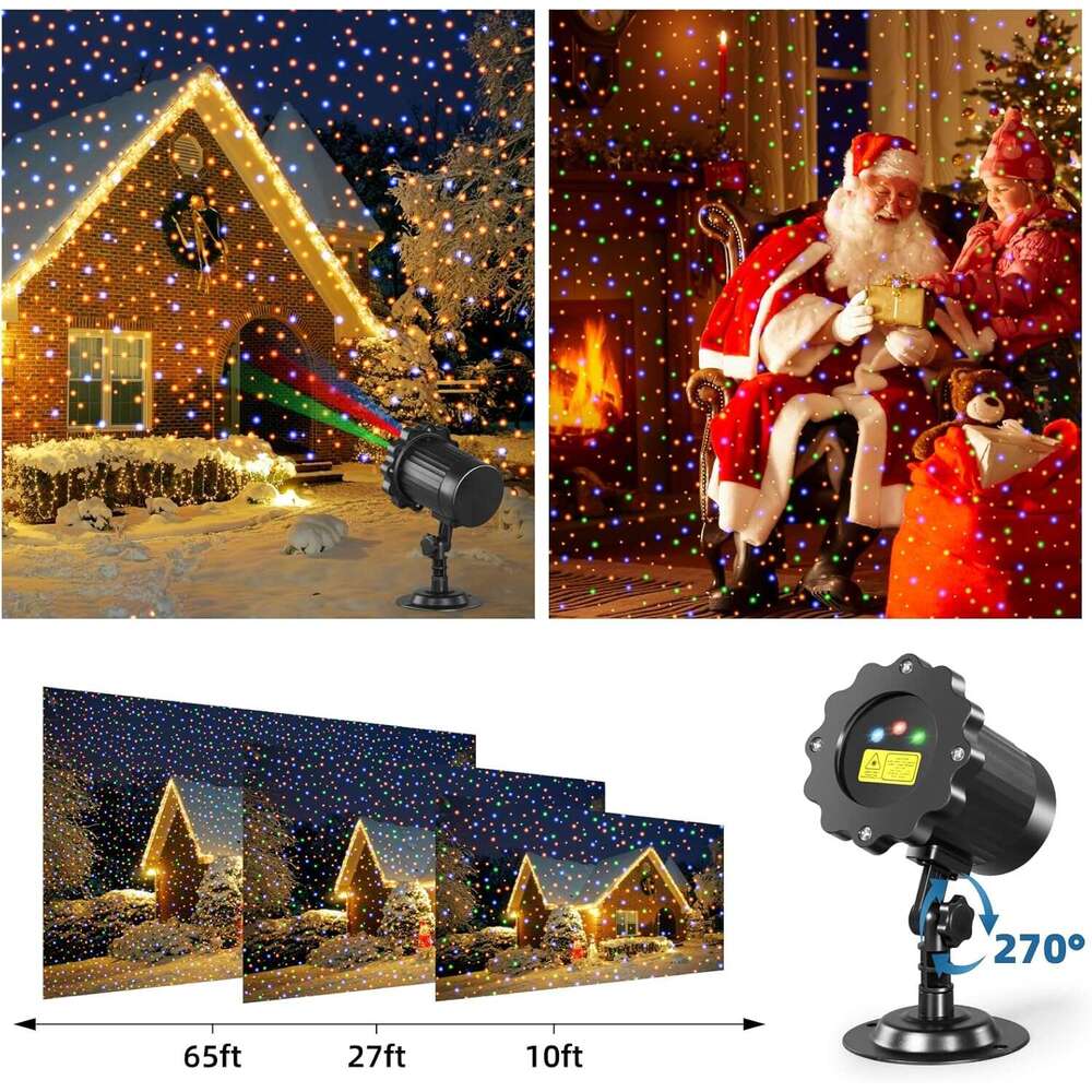 halloween projector laser christmas lights laser projector outdoor 3 colors moving starry lights show remote control holiday decorations outside with 