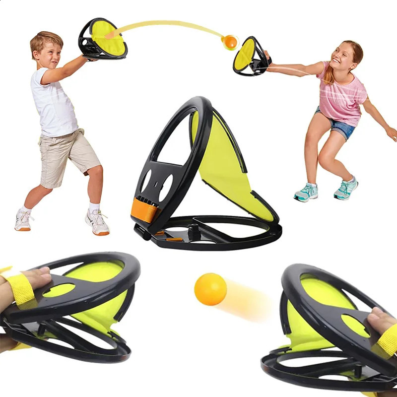 Catch Ball Game for Adult Kid Outdoor Indoor Funny Interaction Sensory Sport Toy Training Hand Eye Coordination Parent Child 250826