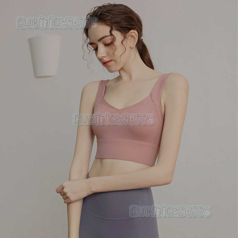 Professional Highstrength Onepiece Sports Bra for Women Shockproof Running Yoga Vest Pushup Antislip Sports Bra H250825