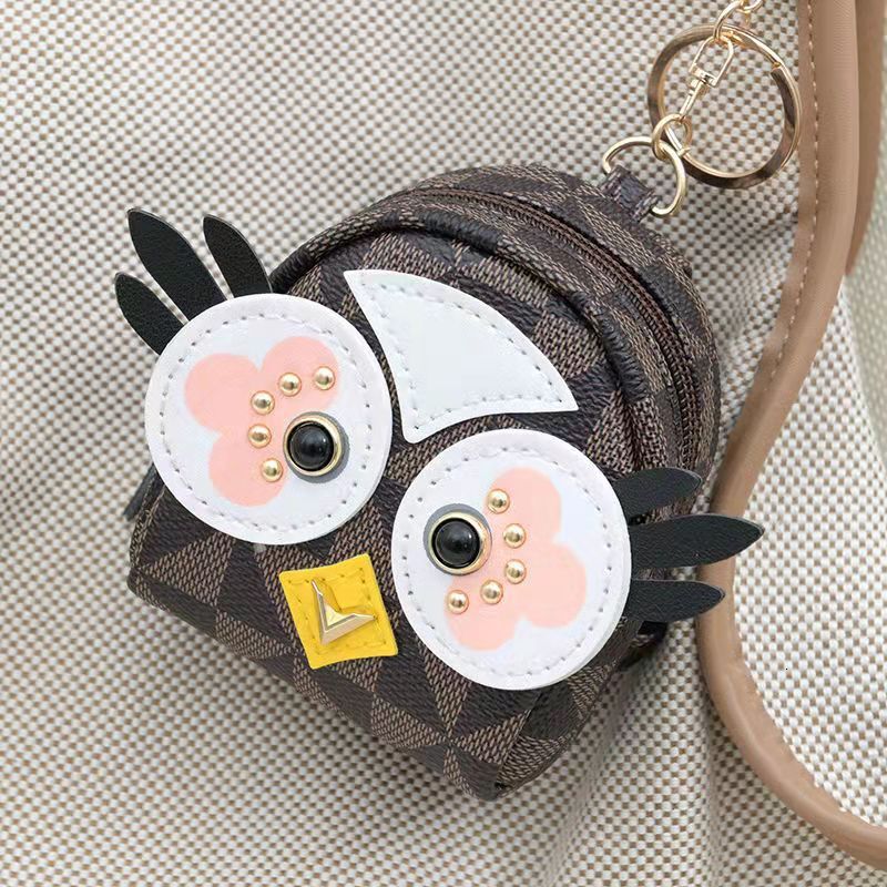 designer jewelry Hot-Selling Owl Internet Celebrity Live Streaming Benefit Small Coin Purse Pendant Keychain Light Luxury High-End Small Bag