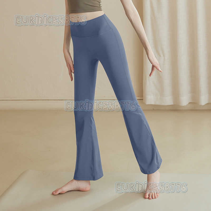 Flared Yoga Pants for Women High Waist Hip Lift Embarrassing Lines Tight Pants Slimming Dance Sports Wide Leg Fitness Pants H250825