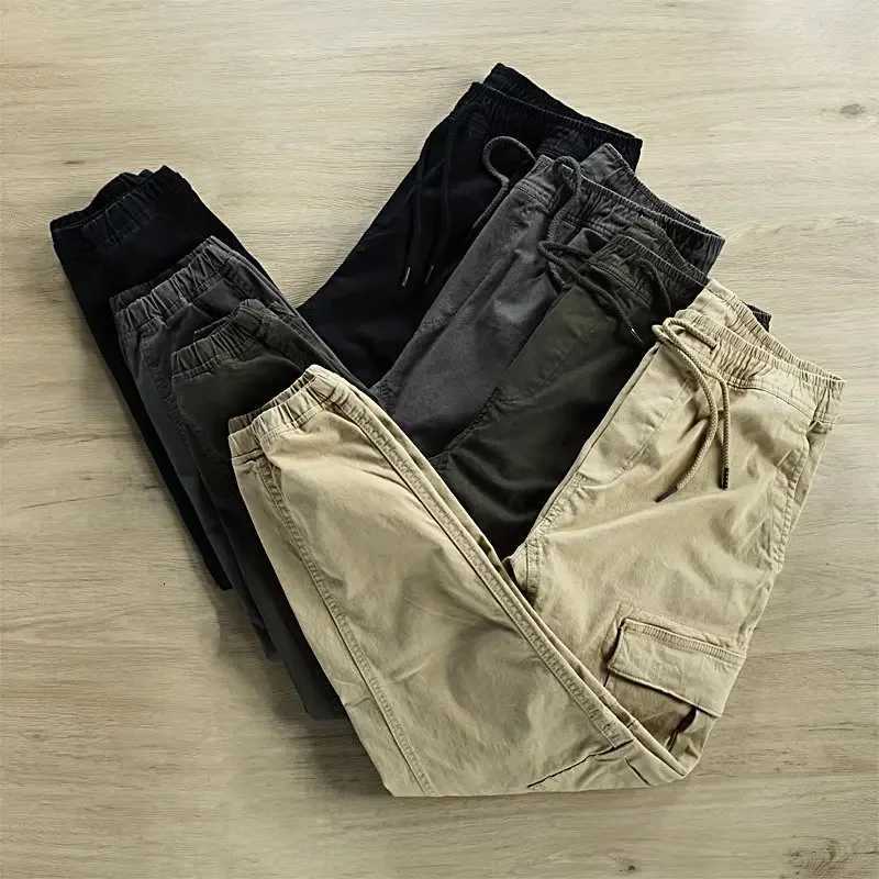Mens Loosefit Casual Pants Sweatpants Workwear Japanese Style Trendy Brand Cargo Pants For Active Wear Men Clothing W250826