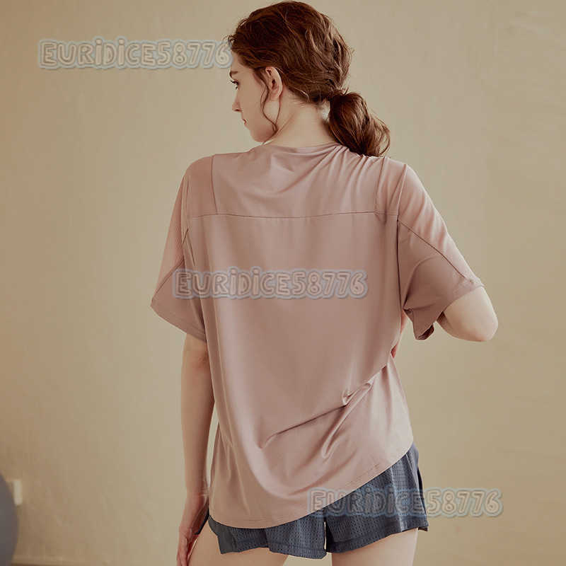 Mesh Seethrough Sports Short Sleeve Quickdry Tshirt for Women Running Fitness Yoga Top Sweatabsorbent Breathable Summer Thin Style H250825