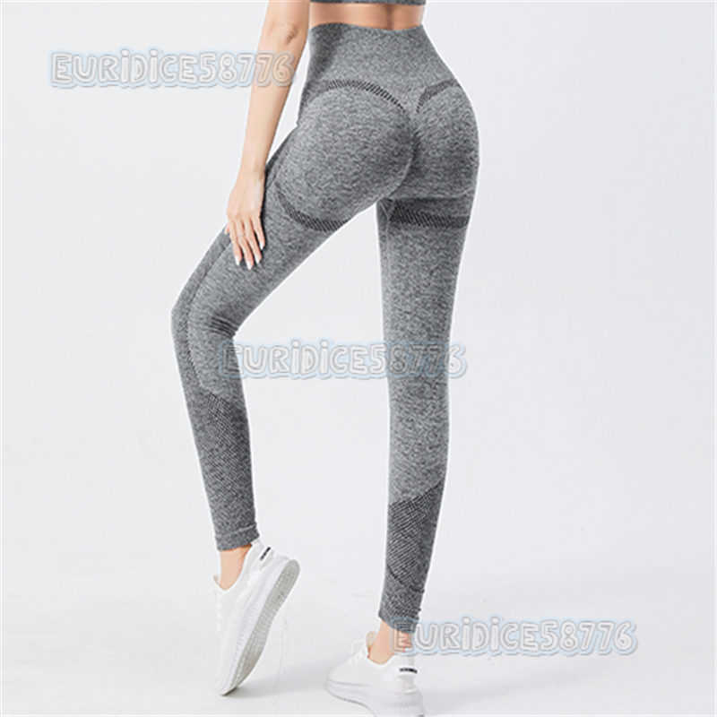 Fengdiandian Fitness Sports Pants Seamless High Waist Elastic Chrysanthemum Tightfitting Outer Wear Yoga Ninepoint Pants Women Slim Fit H250825