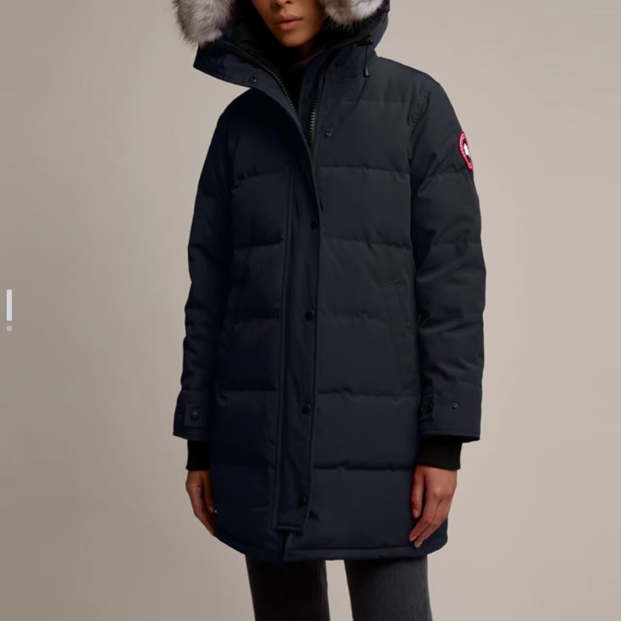 Designer Men's Down Parkas Winter jackets Wolf Fur Collar Down Jacket Womens Medium Long Wool Womens Shelburne Casual Windproof Jacket Comfortable Warm Down Jacket