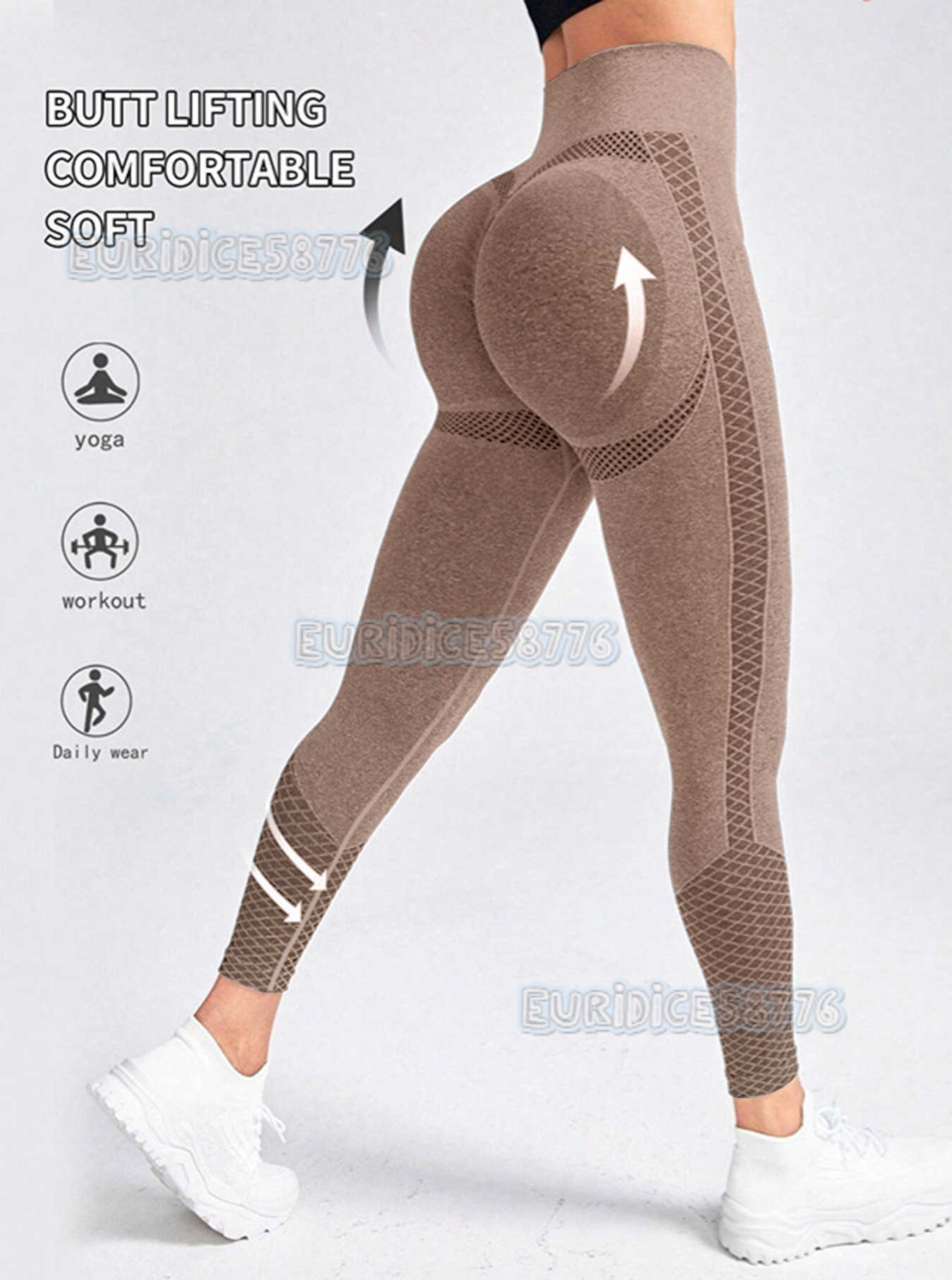 Fitness Girl Sexy Yoga Pants High Waist Hip Lift Tight Slimming New Style Outdoor Sports Long Pants H250825