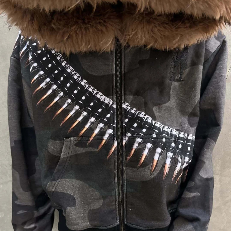 Harajuku UK Hoodie Fluffy Sportswear Sweatshirt Super Big Brother Special Style Sweatshirt Y2K Top Couple Street Clothing Hoodie 250826