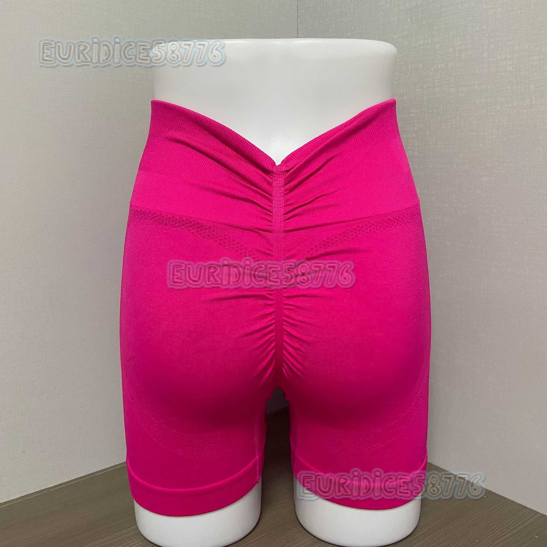 New Vwaist Peach Hip Shorts Seamless Yoga Pants Fitness Pants Running Sports Shorts for Women H250825