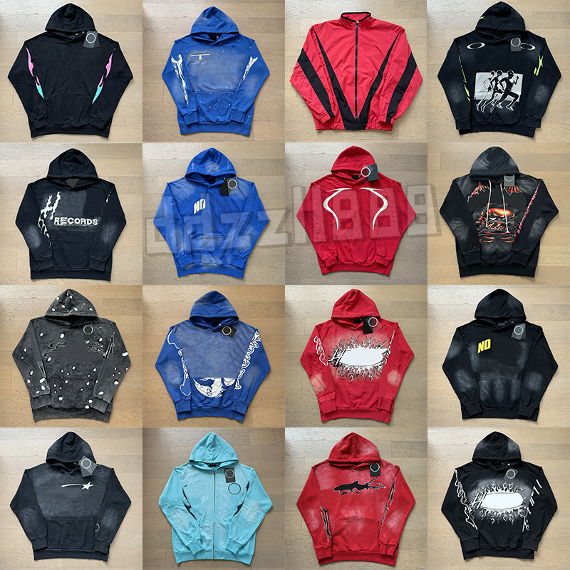 Men's Designer Hoodies Sweatshirts Hooded Tracksuits Harajuku Pullover Sweatshirts Loose Y2K Hip Hop Urban Streetwear Hoodies Men's Clothing Size S-XL