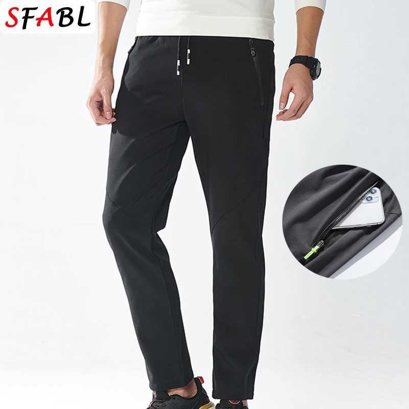 Chuc Dri Pants Men Summer Autumn Breathable Sweatpants Men Gym Fitness Jogging Running Hiking Camping Sports Trousers Men Black W250826