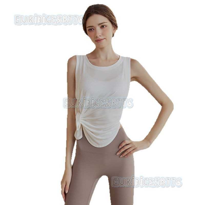 Camley 2025 Summer Loose Slimming Sports Tank Top for Women Running Breathable Yoga Top Sleeveless Fitness Tshirt H250825