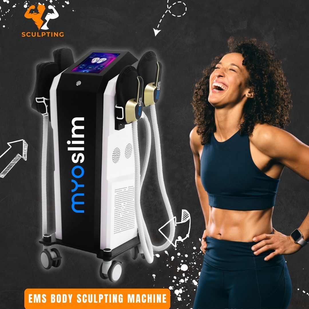 Electromagnetic Slimming Machine EMS Myoslim Professional Aesthetic Body Treatment For Fat Reduction Burn Fat Improve Shape Build Muscle Tone Buttocks