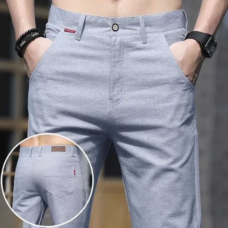 Spring Summer Casual Pencil Pants for Men Versatile Comfortable Trousers for Work Leisure Sweatpants Business Pencil Trousers W250826