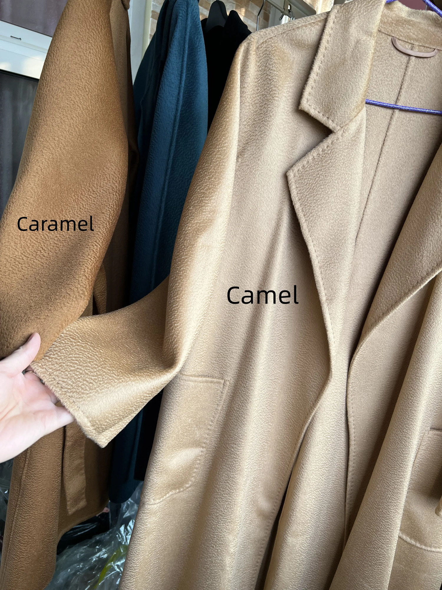 SPECIAL OFFER Cashmere Coat Female Winter MidLength Corrugated Black Wool Woman Autumn Casual Fashion Beige 250825