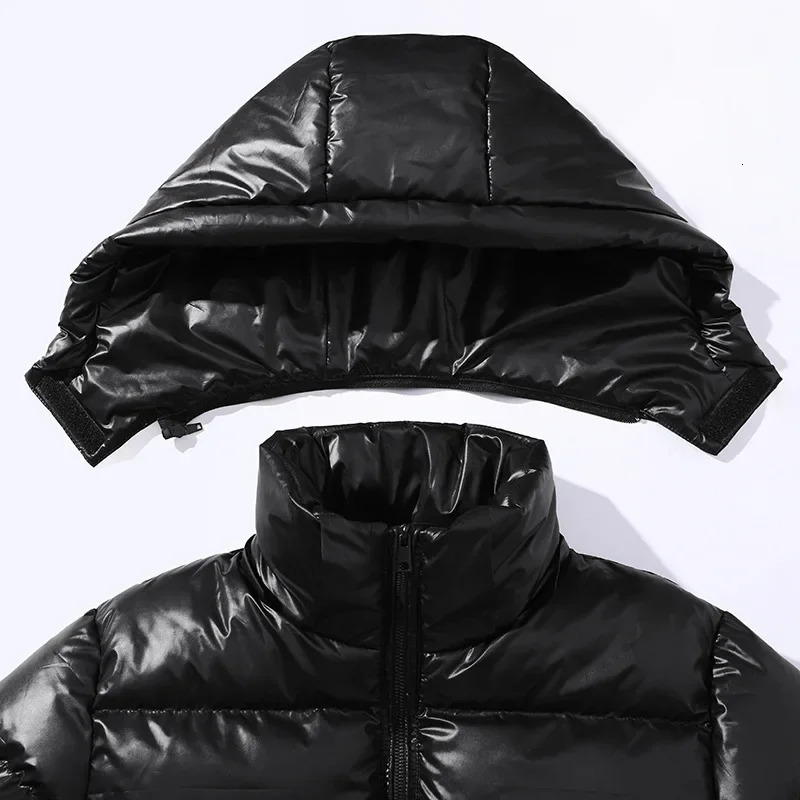 Thick Winter Jacket Warm Wool Windproof Hooded jacket Male Parkas Plus Size Fashion Man Jacket and Coat Men250825ww