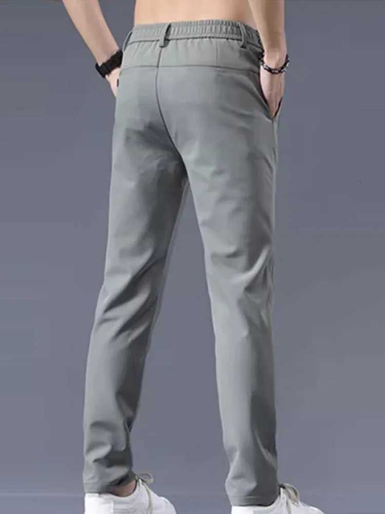 Mens Casual Pants Straight Leg Loose Black Suit Pants Professional Business Formal Suit Pants Oversized W250826