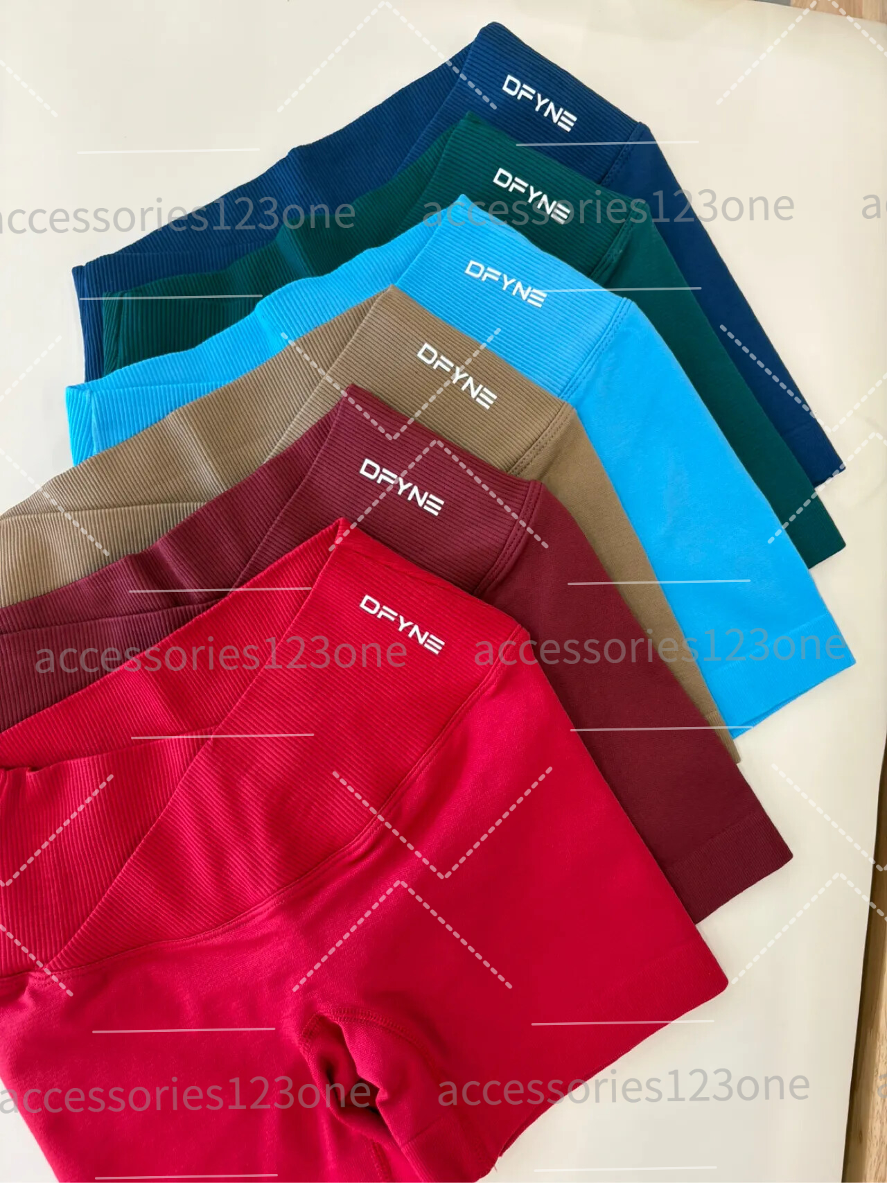 dfyneDFYNE Vision Cross waisted yoga pants, women's high waisted hip lift running sports gym pants abdominal tightness moisture wicking and quick drying