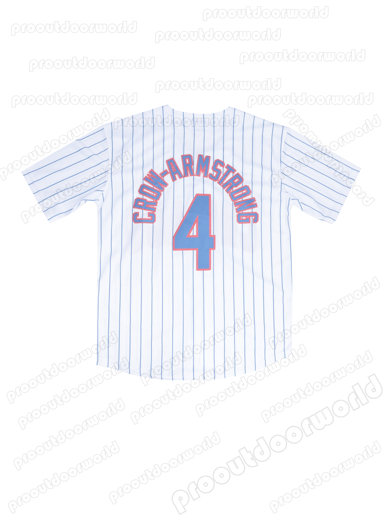 4 Pete Crow-Armstrong 2025 White/Blue Baseball Jeresy Dansby Swanson Suzuki Kyle Tucker Kelly Custom Nom and Num Stitched Letter Design