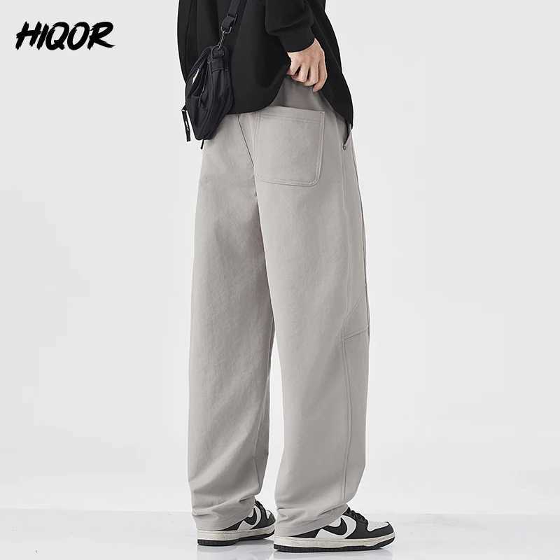 2K Mens Autumn Winter Baggy Casual Cotton Trousers Men Streetwear Fashion Stretch Wide Leg Oversize Old Japanese Vintage Pants W250826