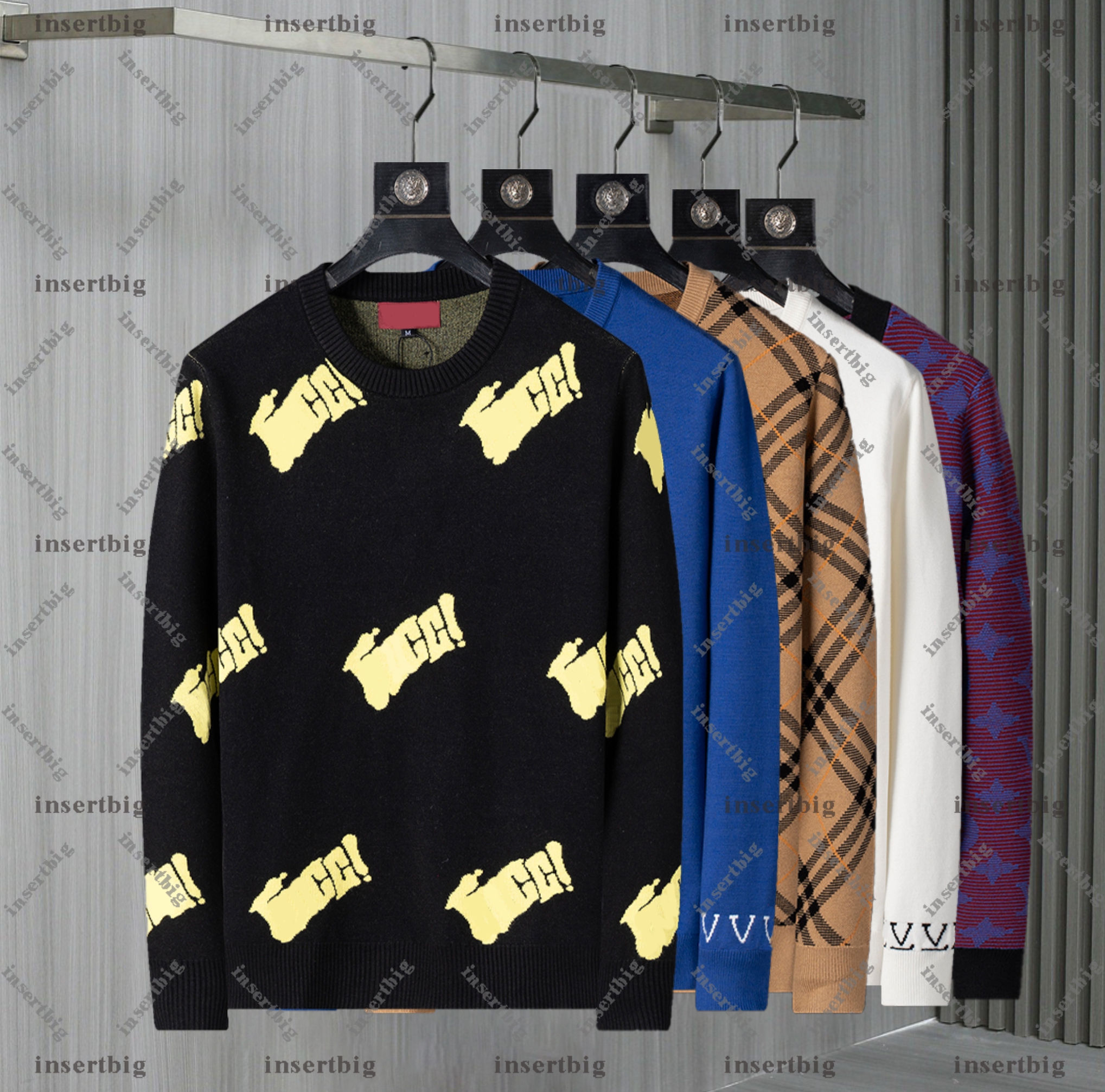 Sweater Mens Designer Sweater Winter High Stretch Knitted Sweater Warm Pullover Shirt Twist Button Shirt Mens And Womens Zipper Sweater