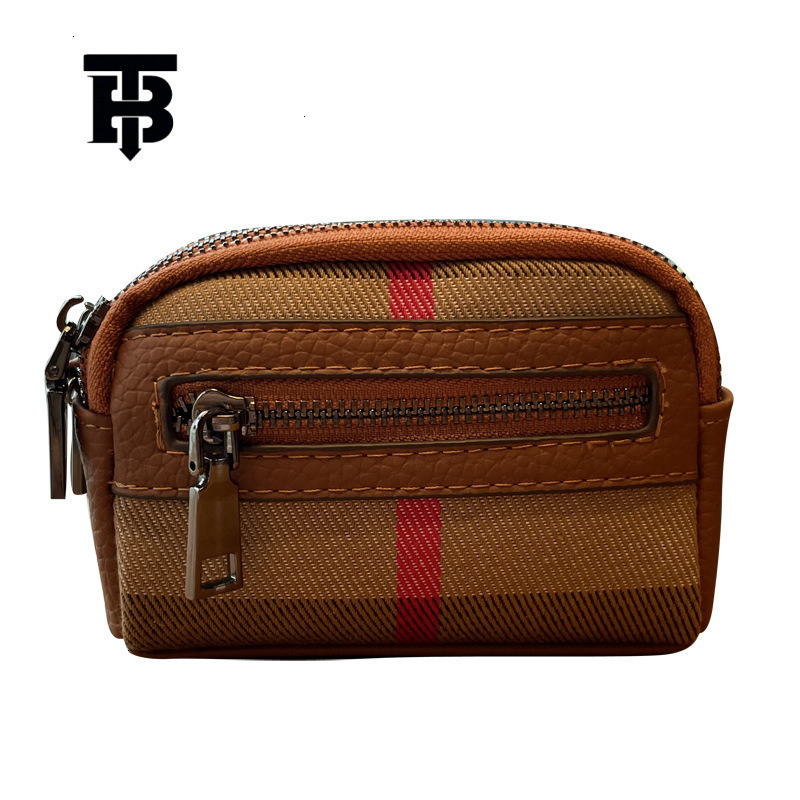 TB BHULAMTE Designer Women's Luxury Wallet New Exquisite High End Mini Compact Storage Bag Zipper Coin Bag Free Shipping Fashion Stripe Phone Bag