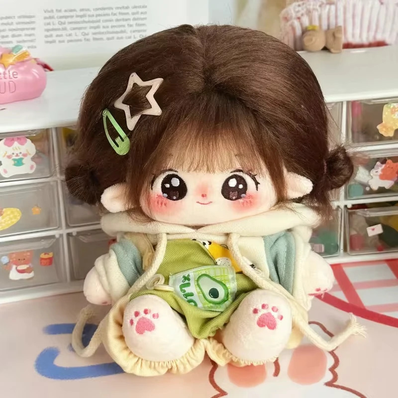 Anime Cute Dress Up Naked Dolls Changeable Clothes Human Doll Kawaii Can Change Plush Cotton Stuffed Super Star 250825