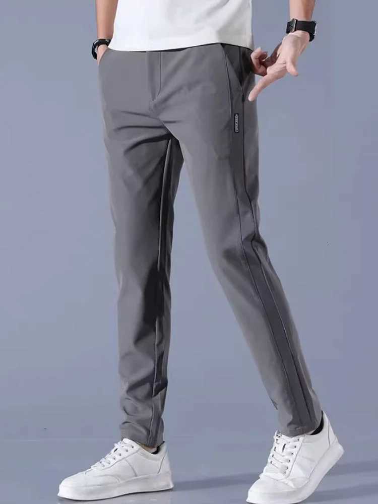 Mens Casual Pants Straight Leg Loose Black Suit Pants Professional Business Formal Suit Pants Oversized W250826